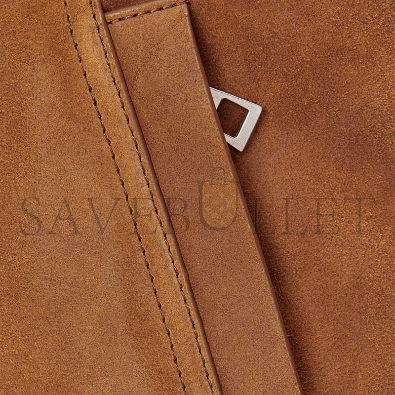 L0ew* flamenco backpack in pressed suede b411flkx02 (40*36*16cm)